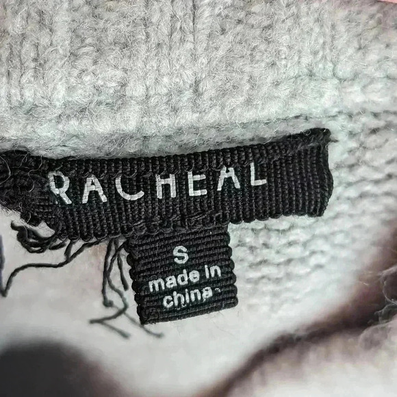 Racheal Women's Size Small Gray Pocket Oversized Sweater Shirt Or Dress - Picture 8 of 13